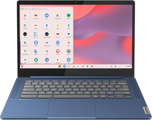 Vista 2 de Lenovo IdeaPad Slim 3 Chromebook - 2024 - Laptop ligero - Altavoces Waves MaxxAudio® - Pantalla HD de 14" - Cámara HD 720p - 4GB de memoria - 64GB