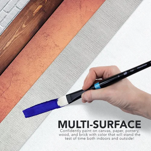 Vista 5 de Daler Rowney System3 - Juego de pintura acrílica de 10 tubos para adultos, suministros de pintura acrílica para artistas y estudiantes, pinturas