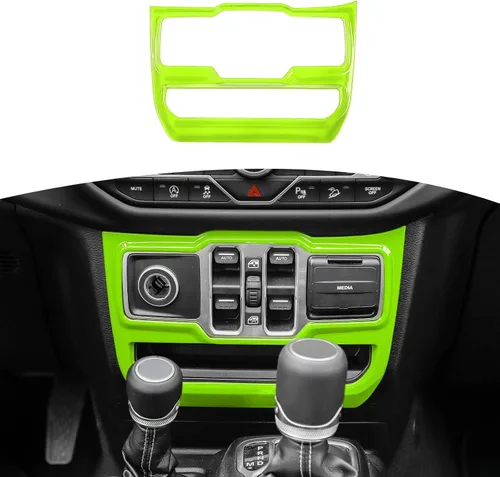 Vista 18 de RT-TCZ Cubierta de panel de interruptor de ventana para Jeep JL JLU Gladiator JT 2018-2024 Baby Blue Accesorios interiores