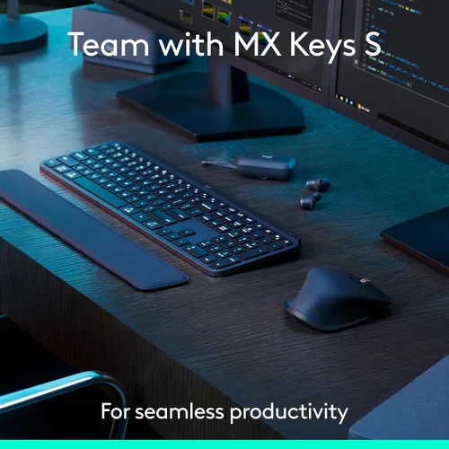 Vista 10 de Logitech MX Master 3S Ratón inalámbrico Bluetooth sin receptor, grafito