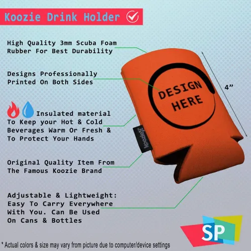 Vista 2 de Fundas para latas Enfriador de bebidas personalizado foto foto y texto Halloween Party Beer Can Cover