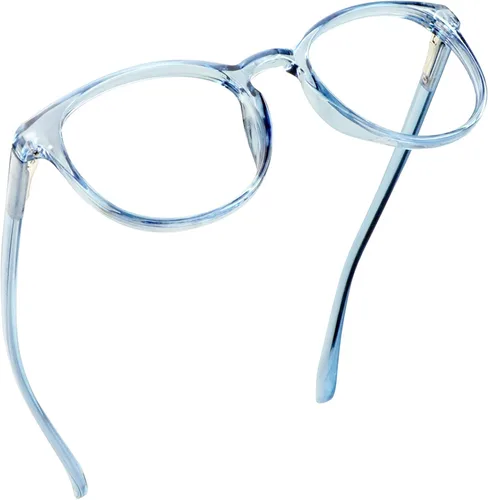 Vista 9 de LifeArt - Anteojos con bloqueo de luz azul, anti fatiga, anteojos de lectura para computadora, videojuegos, televisión; anteojos para mujer y hombre