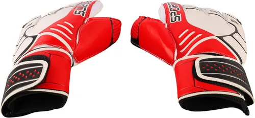 Vista 2 de ZJchao Guantes de portero de fútbol duraderos de látex antideslizantes para adultos, material de malla con diseño de malla de primera calidad