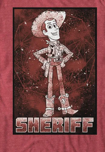 Vista 2 de Disney Camiseta de Sheriff Woody para hombre joven