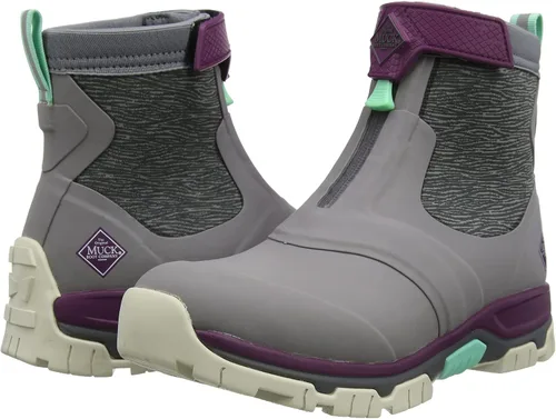 Vista 7 de Muck Boot Women's Apex Zip High-Performance Waterproof Short Ankle Rubber Hiking Boots