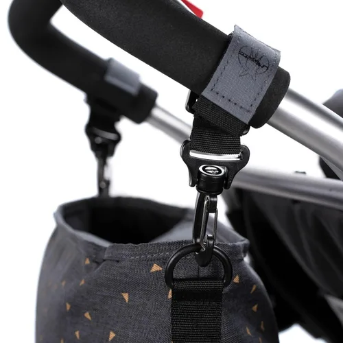 Vista 3 de Lassig Organizador de bebé casual para mujer, estrella de corcho, gris oscuro, organizador