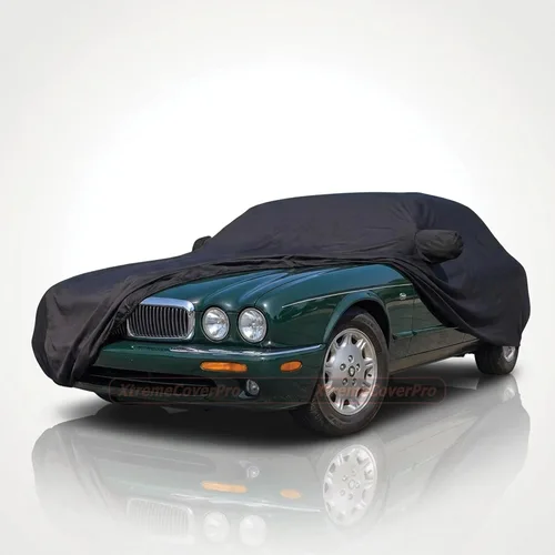 Vista 11 de Funda para auto compatible con Jaguar XJ XJ6 XTREMECOVERPRO Diamond Series 1986 1987 1988 1989 1990 1991 1992 1993 1993 Gris