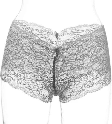 Vista 8 de RHWHOGLL Lencería de talla grande para mujer para sexo travieso sexy de encaje, pantalón corto hipster descarado, paquete de 6