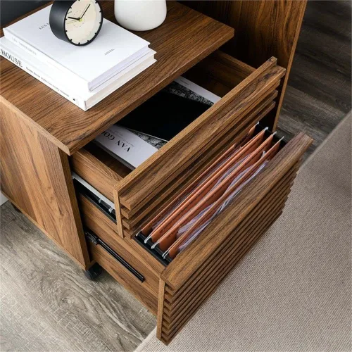 Vista 9 de Modway EEI-5704-WAL Archivador de madera, nogal