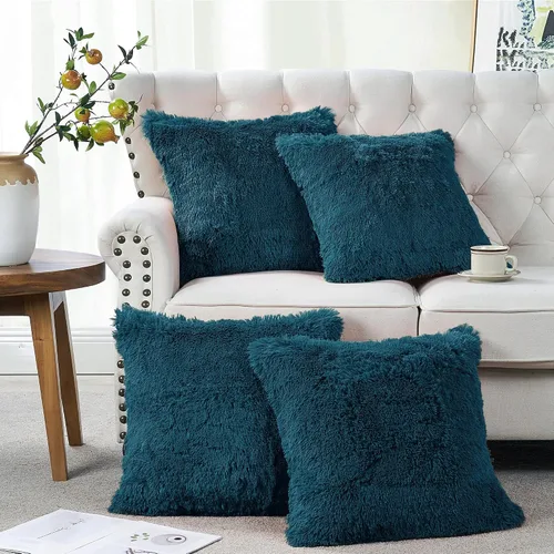 Vista 15 de Home Soft Things Fundas de almohada lanuda 2 piezas, naranja quemado, 14 x 26 pulgadas, cálida y acogedora funda de almohada decorativa de felpa