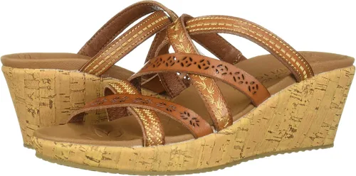 Vista 7 de Skechers Women's Beverlee-Tiger Posse Wedge Sandal