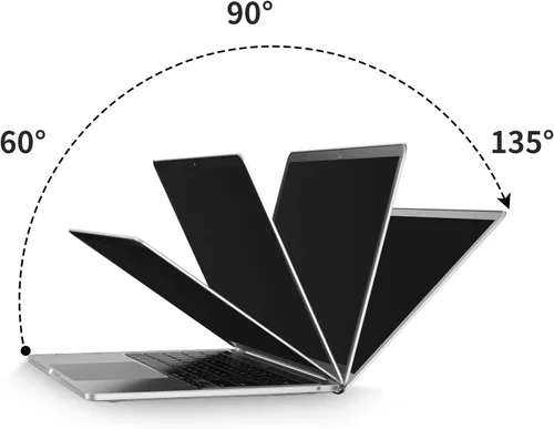 Vista 5 de Diseño de tela tejida marrón para A2337 A2179 A1932 MacBook Air de 13 pulgadas 2021 2020 2019 2018