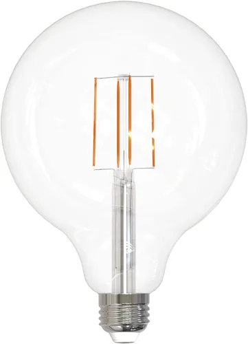 Vista 13 de Sunlite 81124 Bombilla LED G25 Edison Globo, 8.5 vatios (100 W = ), base E26 media, 800 lúmenes, regulable, vidrio transparente, filamento largo