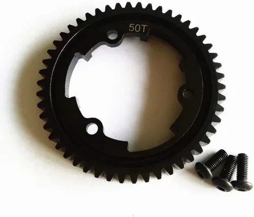 Vista 4 de Engranaje recto principal de acero 50T 1 Mod M1-1 pc para Traxxas 1/5 X-Maxx 1/10 Nuevo E-Revo 2.0 MAXX 1/7 XO-1 6448