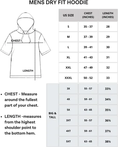 Vista 6 de Real Essentials Paquete de 3 sudadera deportiva de manga corta con capucha para hombre (disponible en tallas grandes y altas)