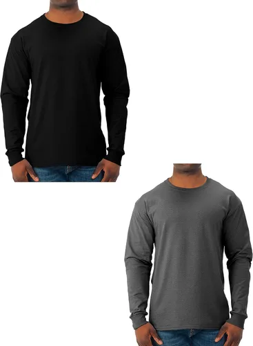 Vista 16 de Jerzees Dri-Power Camiseta de manga larga, paquete múltiple, para hombre