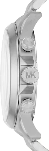 Vista 2 de Michael Kors Reloj cronógrafo de acero inoxidable Gage Reloj de silicona con cronógrafo de calibre