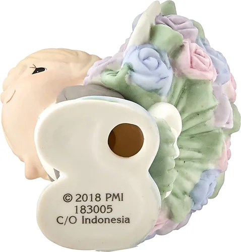 Vista 4 de Precious Moments Love You Bunches Mom Boy Bisque Porcelana 183005 Figurilla Talla única Multi