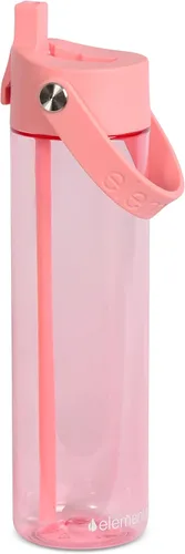 Vista 35 de Elemental Botella de agua Splash con pajilla, botella de agua reutilizable de plástico Tritan sin BPA con correa, ideal para viajes, gimnasio y Aqua