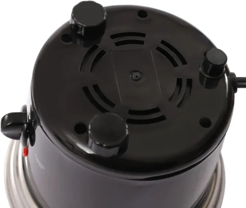 Vista 9 de Máquina de fuente de chocolate de 3 niveles con plato de fruta, fuente de fondue de chocolate para fiestas, entretenimiento en el hogar, diseño