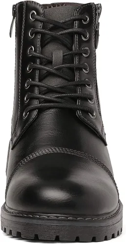 Vista 5 de Bruno Marc - Botas para hombre de combate estilo Oxford para motocicleta
