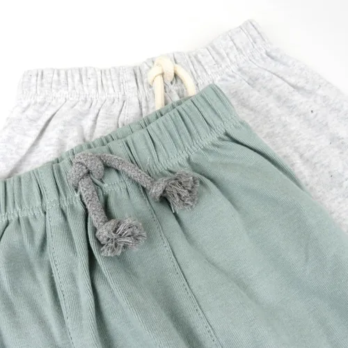 Vista 4 de HonestBaby Pantalones deportivos unisex para bebé multipaquete Honest Pants tipo jogger, 100% algodón orgánico para bebés, infantes y niños