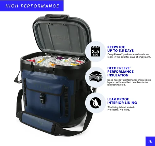 Vista 4 de Titan by Arctic Zone Deep Freeze Cooler