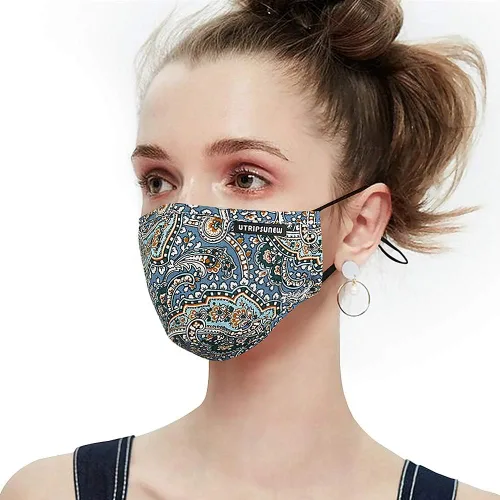 Vista 15 de Máscara antipolvo, mascarilla bucal de algodón PM2.5 lavable y reutilizable, Protección contra el germen de la gripe, Máscara de respirador