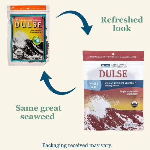Vista 3 de Maine Coast, Dulse Whole Organic, 2 onzas