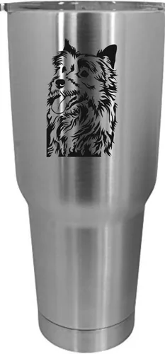 Vista 49 de Cairn Terrier - Vaso grabado con temática de perro, 30 onzas