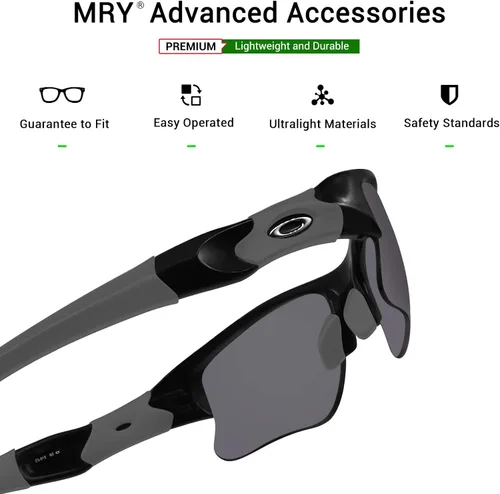 Vista 6 de Mryok Juego de calcetines de repuesto para Oakley Flak JacketFlak Jacket XLJ Sunglass