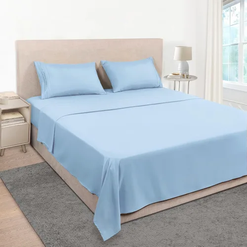 Vista 7 de Mejoroom Juego de sábanas tamaño individual – Sábanas individuales de Hotel Collection – Sábanas y fundas de almohada con sábana bajera de bolsillo
