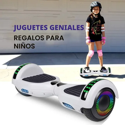 Vista 7 de LIEAGLE Scooter with Bluetooth Speakers and Colorful Wheel Hub Lights 6.5"&8.5"Hoverboard All-terrain Self-balancing Scooter for Kids Adults