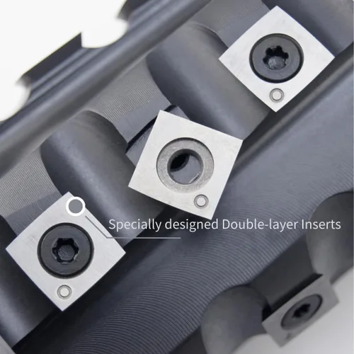 Vista 2 de ELEPHAS - Herramienta de carpintería Cabeza de corte en espiral y cabezal de corte helicoidal para Dewalt DW735 cepilladora Original DW735-OEM