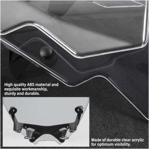 Vista 6 de Accesorios de motocicleta Deflectores de viento 2021 2022 2023 Parabrisas compatible con Yamaha MT-09 FZ-09 MT09 FZ09 SP MT FZ 09 (Color izquierda)