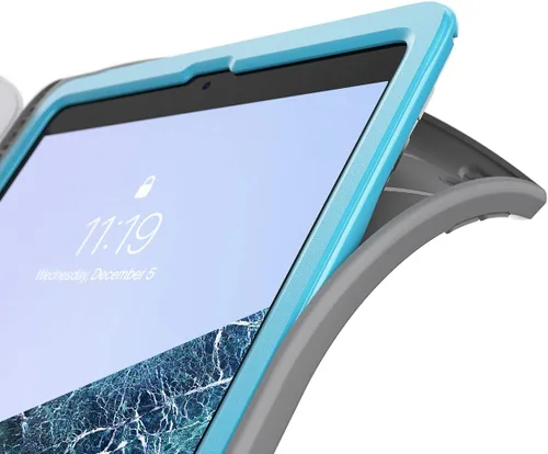 Vista 5 de i-Blason Funda para iPad de 6ª generación, iPad 9.7 2018/2017, [protector de pantalla integrado] cubierta inteligente de cuerpo completo triple