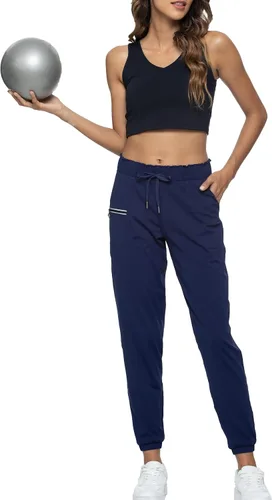 Vista 35 de Kcutteyg - Pantalones deportivos con bolsillos para mujer, diseño suave, ligero y de secado rápido, para entrenamiento, gimnasia, yoga y correr