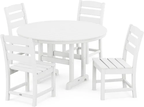 Vista 6 de POLYWOOD® Lakeside - Juego de comedor, color negro