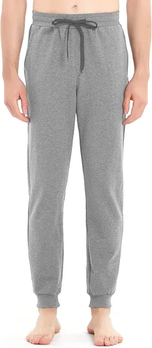 Vista 25 de Idtswch 30/32/34/36/38/40. Pantalones deportivos altos para hombre, extra largos, con bolsillos con cremallera