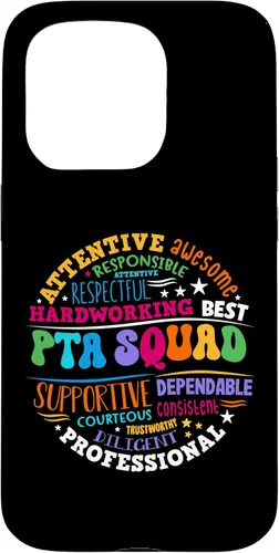 Vista 14 de iPhone 16 Parents Teacher Association Team Supporter PTA Squad Case
