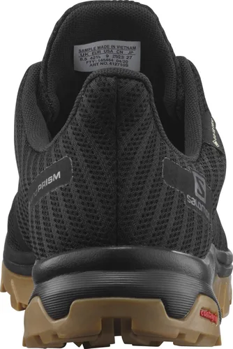 Vista 7 de SALOMON Botas de senderismo Outbound Prism Gore-TEX para hombre de pista y campo, Verde Gris Negro Marrón, M