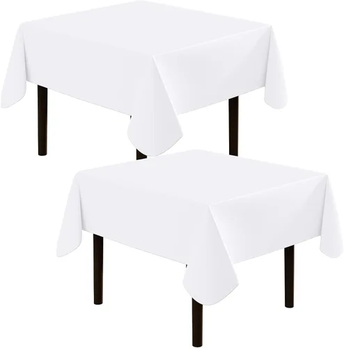 Vista 68 de homing - Mantel cuadrado de vinilo, mantel de plástico impermeable y a prueba de derrames con respaldo de franela, cubierta de mesa fácil de limpiar