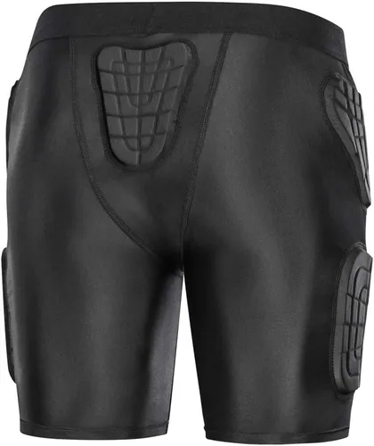 Vista 2 de TUOY Pantalones cortos protectores acolchados para niños y jóvenes, pantalones acolchados para fútbol, paintball y béisbol