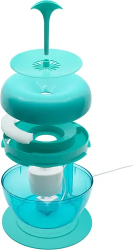 Vista 8 de IntelliLeash PURRoducts Purrfect - Fuente de agua para gatos y perros pequeños con filtro de 5 capas de primera calidad que dura hasta dos meses.