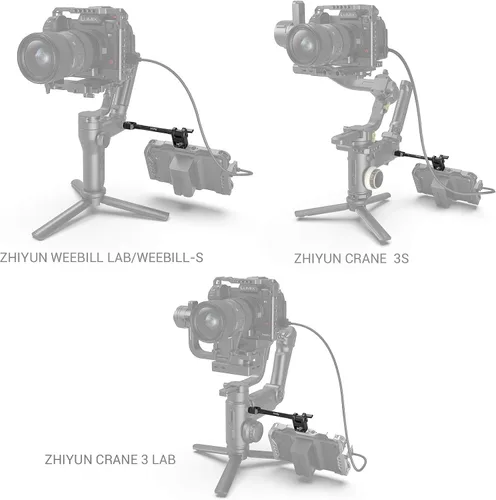 Vista 9 de SMALLRIG Soporte de monitor de cámara ajustable para DJI Ronin-S/Ronin-SC y ZHIYUN Crane 2S/Crane 3/3S/WEEBILL-S y MOZA AirCross 2 Gimbals - 2889