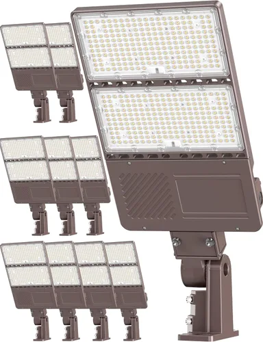 Vista 18 de Luz LED para estacionamiento con certificación UL, 150 W, 120 W, 90 W, ajustable, con fotocélula de 22500 lm, caja de zapatos, luces de inundación