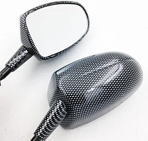 Vista 3 de XKH - Mini espejo para motocicleta Honda CBR600RR F1/F2/F3 F4/F4i 900RR 929RR 954RR 1000RR RC51 Carbon