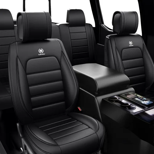Vista 7 de Cubiertas de asiento ILMO para camiones 2009-2026 F150, 2011-2026 F250 F350 XL XLT Super Duty Crew Cab Lariat King Ranch Platinum, protectores