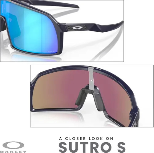Vista 62 de Oakley Sutro OO9406 / OO9462 - Lentes de sol para hombre, kit de correa de accesorios, bolsa de microfibra