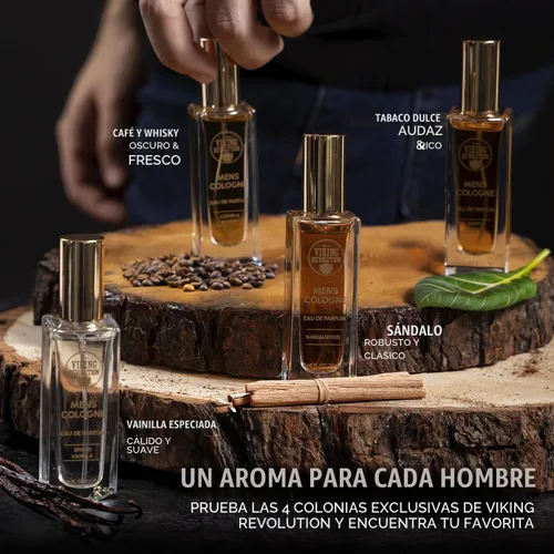 Vista 3 de Viking Revolution Juego de muestras de colonia para hombre, tamaño de viaje
